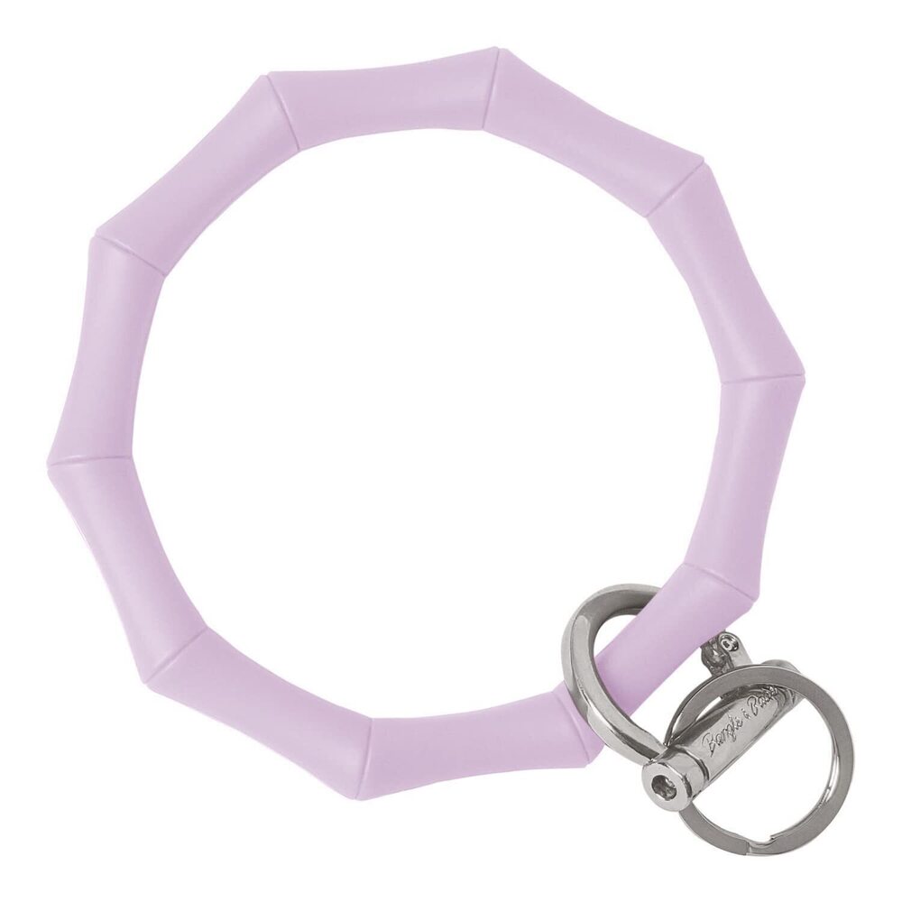6294 Bracelet Keychain - Food Grade Silicone Key Ring Bracelet - Bamboo